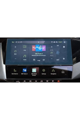 Peugeot 408 10 İnç Ekran Koruyucu Multimedya Şeffaf Nano