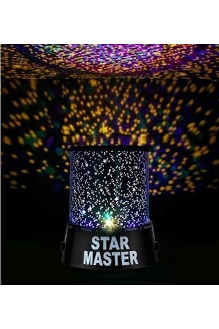 Duvara Işık Yıldız Yansıtan Star Master Gece Lambası-9088004307654 Çok Renkli