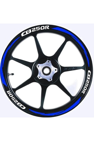 Yeni Özel Motosiklet Jant Şeridi Cb250r Uyumlu Mavi Sağ-sol/ön-arka