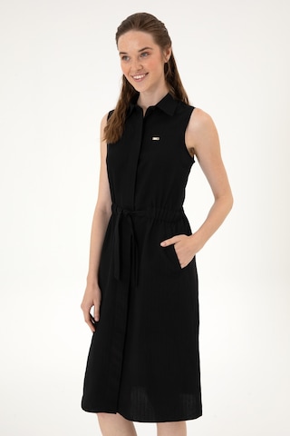 U.s. Polo Assn. Kadın Siyah Elbise Dokuma 50306605-vr046 Siyah