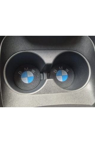 Bmw Araç Bardaklık Altlığı , Bmw Şişe Ve Bardak Altlığı, Bmw Logolu Oto Bardaklık Altlığı
