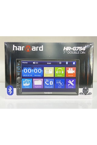 Harward Hr-g754 7 İnç Double Teyp 4 60w/bt/usb/sd/aux/mirror Link/dokunmatik Ekran/kumanda