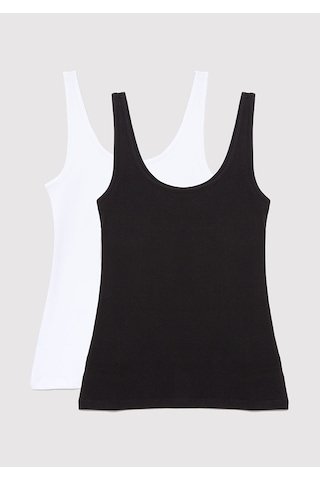Mavi - 2li Basic Tişört 1611367-900 Siyah