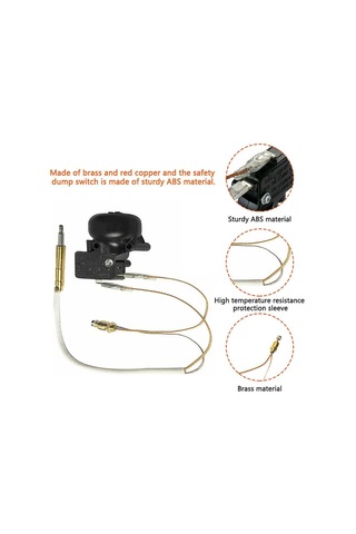 Dış Mekan Isıtıcısı İçin Termokupl Ve Eğim Sensörü, Propan Isıtıcısı İçin Boşaltma Anahtarı, Dış Mekan Isıtıcısı