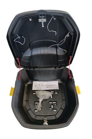 33 Lt Kırmızı Motosiklet Çantası Işıklı Sinyal, Park Ve Stop