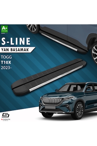 S-dizayn Togg T10x S-line Krom Yan Basamak 203 Cm 2023 Üzeri