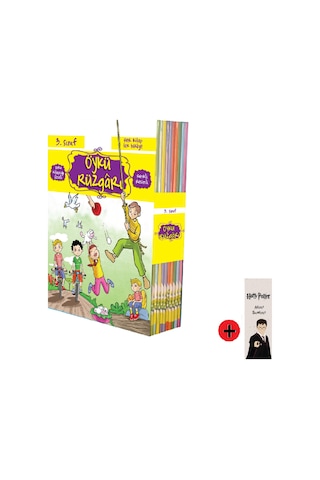 3. Sınıf Hikaye Seti Yuva Yayınları Öykü Rüzgarı + Kişiye Özel İsimli Harry Potter Kitap Ayracı