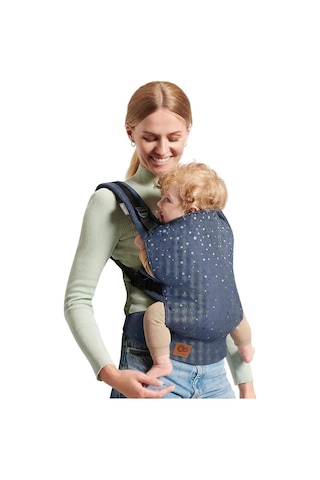 Kinderkraft Nıno Confetti Bebek Taşıyıcı, Denim Mavi, 3 Ay 20 Kg Ana Kucağı