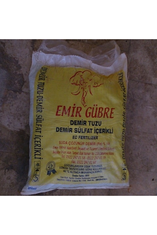 Demir Sülfat ( Kara Boya ) 10 KG % 100 Saf Gübre