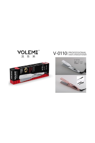 Volemı V-0110 Geniş Seramik Plakalı Saç Düzleştirici Hızlı Isınma Dijital Led Ekran Parlak Ve Pürüzsüz Saçlar