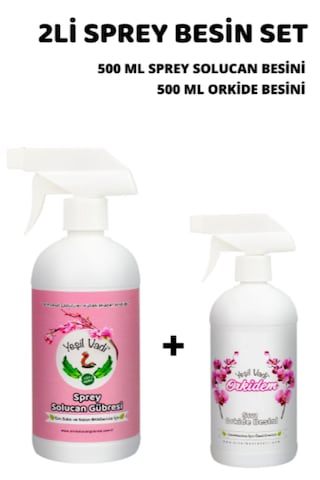 Çiçek Besini Ve Orkide Besinli Sprey Besin Seti 2 Çiçek Besini Ve Orkide Besinli Sprey Besin Seti 2