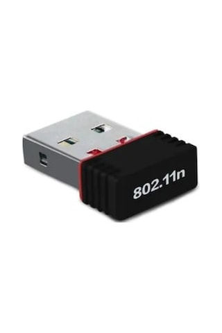 Wozlo Mini Usb Kablosuz WI-FI  Dongle 300  Mbps İnternet Alıcı