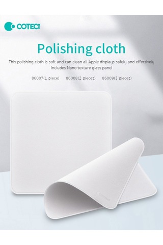 Delux Serisi Parlaklık Bakım Hediyelik Coteci Mikrofiber Lens Ve Ekran Temizleme Bezi Çizmez