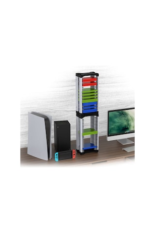 Ty-2847 Oyun Diski Depolama Standı Ps4/ps5/nintendo Switch/xbox Oyun Kartı İçin