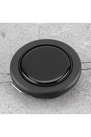 Shineyee Siyah Metal Ve Plastik Evrensel Araba Direksiyon Klakson Düğmesi - Kolay Kurulum, Eski/bozuk Olanın Yerine Değiştirilebilir, Kaliteli Ve Dayanıklı