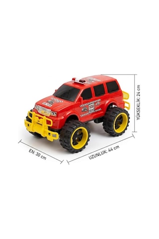 Mini Canavar Kamyon Büyük Tekerlekli Renkli Dev 4x4 Eğlenceli Off-road Oyuncak Arazi Kamyonu Kırmızı