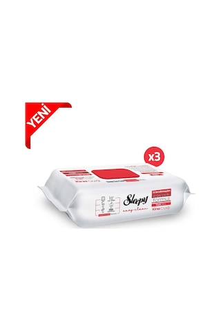 Sleepy Easy Clean Kiraz Çiçeği Yüzey Temizlik Havlusu 100' Lü X 3 Tekli