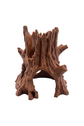 3d Yazıcı Akvaryum Dekoru Yapay Ağaç Kökü Mağara Petg 17x17cm Kp3d10117