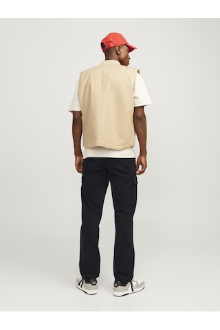 Jack & Jones Jack Jones Erkek Yandan Cepli Kargo Pantolon 12258150 Siyah