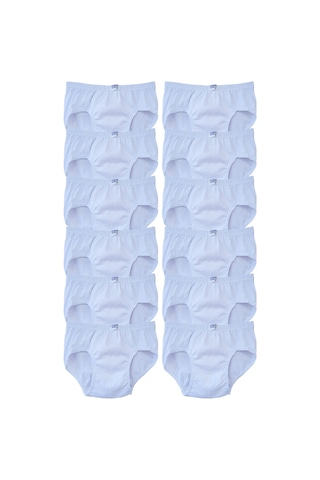 Seher Yıldızı Erkek Çocuk Pamuk Slip Külot 6 Lı Paket Beyaz