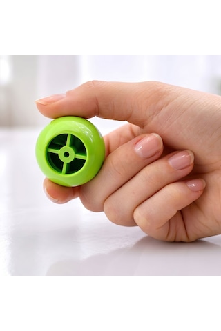 15 Adet Sert Plastik Düğme Yuvarlak Top Yeşil Dolap Mobilya Mutfak Dolabı Çekmece Kulbu Kulpu Kulplar