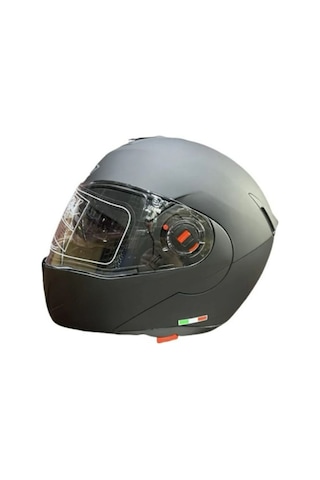 Free M Sertifikalı Ece Belgeli Çene Açılır Güneş Vizörlü Motosiklet Kaskı Mat Siyah