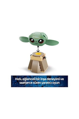 LEGO® Star Wars: The Mandalorian™ Grogu’nun Yuvası 75443-4 Yaş Üzeri Çocuklar için Figür İçeren Yaratıcı Oyuncak Yapım Seti (107P)