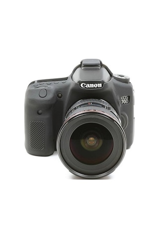 Easycover Canon 70D Silikon Kılıf Ecc70Db (Siyah)