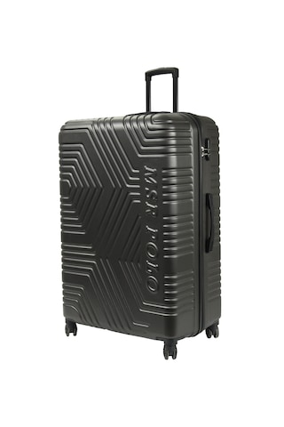 Msr 3b Abs Polo Battal Valiz - 55x37x88 Cm, 8 Tekerlekli, Şifreli Kilitli Çok Renkli