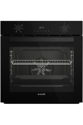 Arçelik AFC 330 S Fibona Siyah Ankastre Fırın