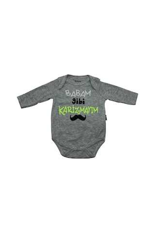 Miniworld Erkek Bebek Karizma Baskılı Lacivert 3'lü Badi Takımı 16748 001