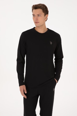 U.s. Polo Assn. Erkek Siyah Pijama Takım 50318602-vr046 Siyah