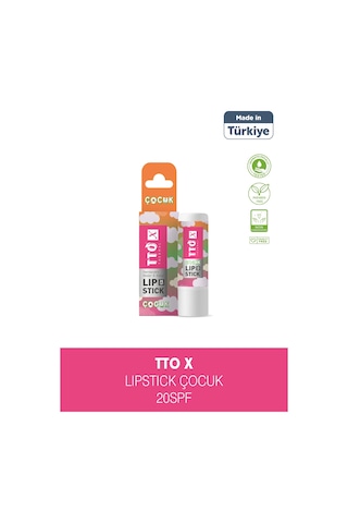 Tto X Çocuklara Özel 20 Spf Korumalı Lipstick