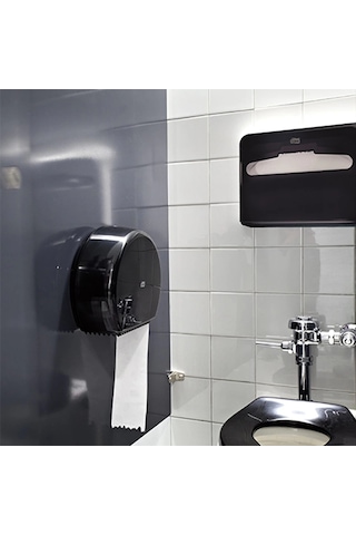 Tork 344088 Klozet Kapağı Örtüsü Dispanseri Siyah Siyah