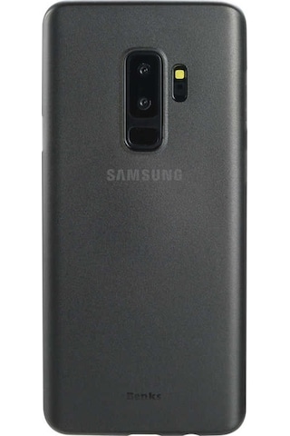 Galaxy Uyumlu S9 Plus Kılıf Lollipop İnce Pürüzsüz Mat Yüzey Kılıf Transparan Siyah Transparan Siyah