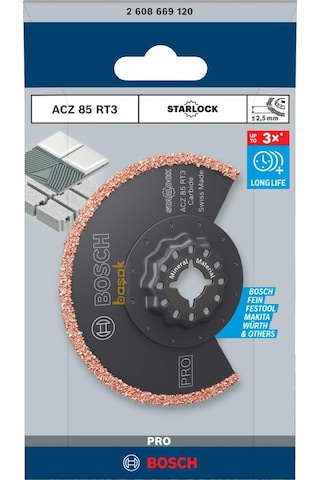 Bosch Pro Acz 85 Rt3 1'li Starlock Derz Bıçağı 2608669120