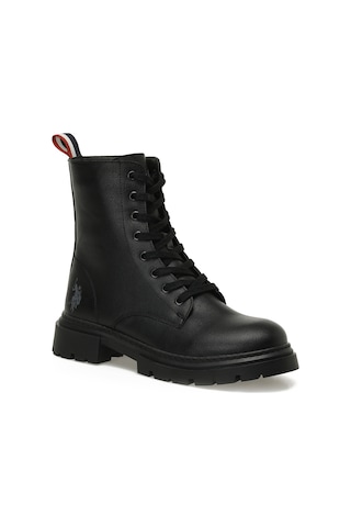 U.s. Polo Assn. Halles 5pr Siyah Kadın Bot Siyah