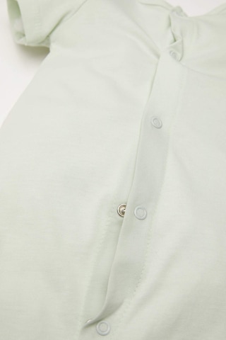 DeFacto Kız Bebek Yenidoğan Desenli Penye 2'li Kısa Kollu Tulum D8298A5NSER105 Ekru