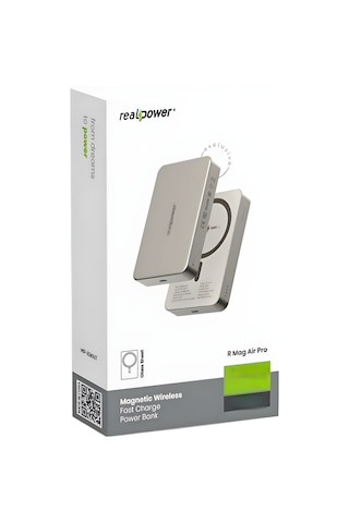 Realpower R Mag Air 20w Pd 5000 Mah Magsafe Powerbank - Natural Natural