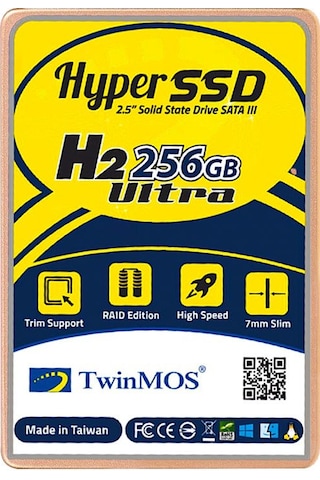 Twinmos H2 Ultra 2.5" 256 GB 580/550 SATA 3 SSD