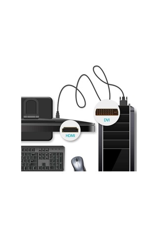 Ancheyn Hdmi To Dvi 24+1 Çevirici Çift Yönlü Monitör Kablosu 3 Metre 4633