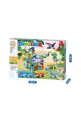 Kızılkaya Bricks 6 Lı Dinozor Seti 408 Parça Sm2505