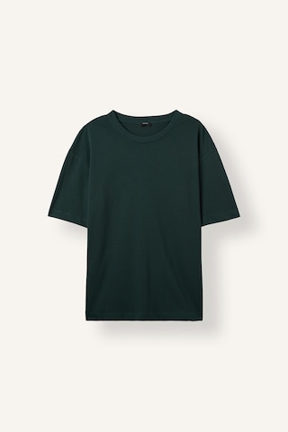 Defacto %100 Pamuk Oversize Bisiklet Yaka Basic Kısa Kollu Tişört E6885axnsgn245 Yeşil-gn245