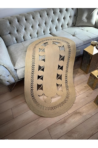 Jüt Kilim, Paspas, Mutfak Halısı, Banyo Paspası, Kilim, Halı, Oturma Odası Halısı, El Dikim Özel Kil Mabel