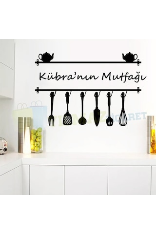 Kişiye İsme Size Özel Mutfak Sticker Etiket Dekor Ev Çıkartma