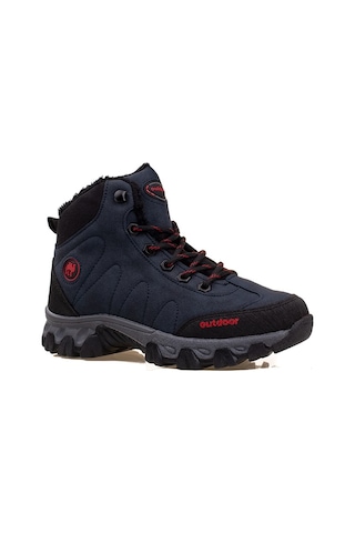 M2S Unisex Yünlü Lacivert Trekking Spor Bot