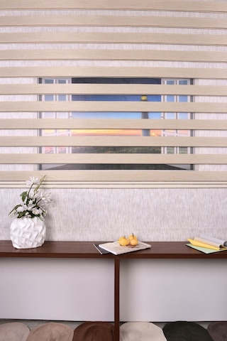 Grej Düz Etek Dilimsiz Ds 11746 V3 Zebra Stor Güneşlik Perde