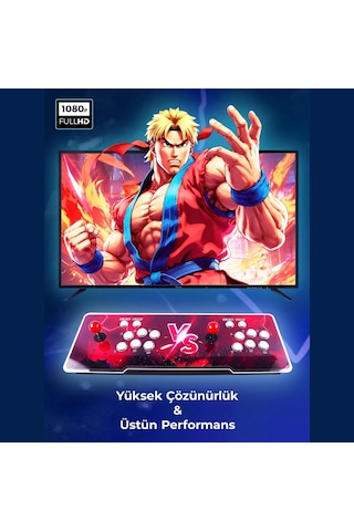 Schitec 4khd 3d Gamebox Arcade 48 Emülatörlü Oyun Konsolu Pandora Atari Makinası 50000 Oyunlu Tv Baglanan Habl1