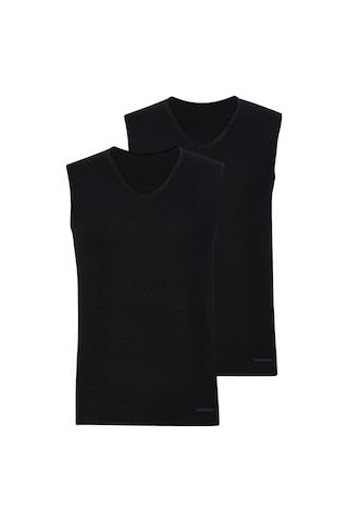 Blackspade Erkek Atlet 2li Paket Loose Fit 9227 - Siyah