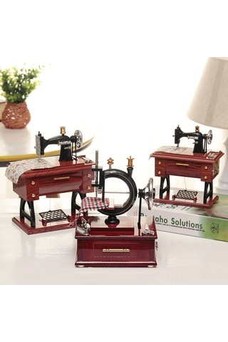 Ulzyvf Klasik Dikiş Mak. Müzik Kutusu - Çocuklar İçin Keyifli Ve Kompakt Hediye